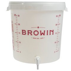 Емкость для брожения Biowin с краном (пластиковая), 30 л
