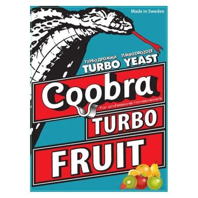 Турбо-дрожжи фруктовые Coobra Turbo Fruit, 40 г 2992 фото