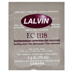 Винні дріжджі Lalvin EC-1118, 5 г 16525 фото