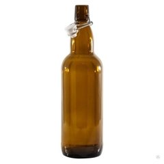 Бутылка с бугелем (коричневая), 1 л