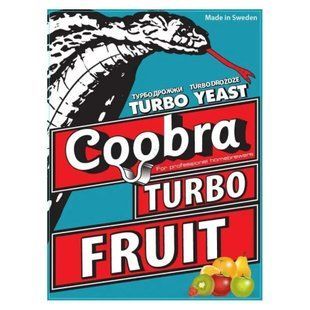 Турбо-дрожжи фруктовые Coobra Turbo Fruit, 40 г 2992 фото
