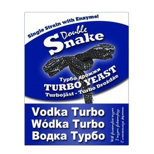 Турбо-дрожжи Double Snake Vodka Turbo, 70 г 7031 фото