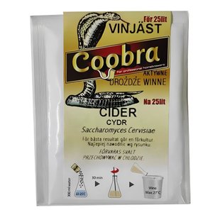 Дріжджі для сидру Coobra Cider, 10 г 3294 фото