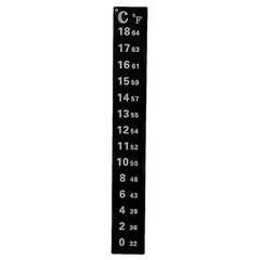 Термометр жидкокристаллический самоклеящийся (0-18°C)