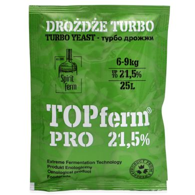 Турбо-дрожжи Spirit Ferm Top Ferm Pro 21,5%, 135 г 16474 фото