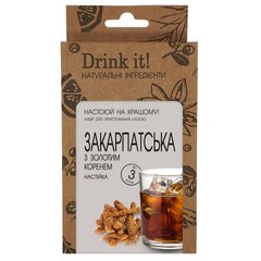Набір для настоювання Drink it Закарпатська з золотим коренем 16658 фото
