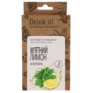 Набор для настаивания Drink it Мятный лимон  16705 фото