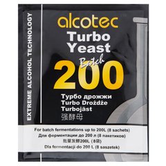Турбо-дріжджі Alcotec Turbo Batch 200, 86 г 7019 фото
